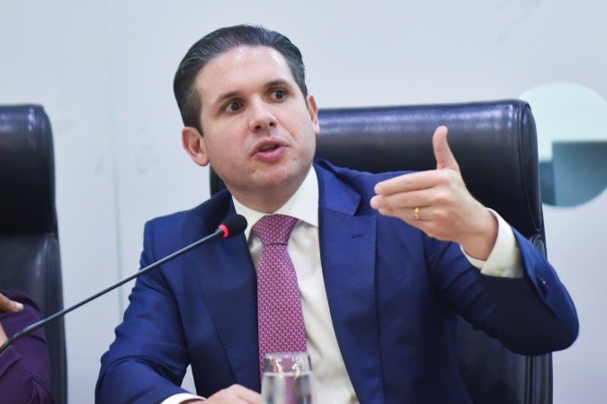 Motta enfatizou que as tarifas impostas pelos EUA não têm sustentação - (crédito: Josemar Gonçalves / Câmara dos Deputados) Motta enfatizou que as tarifas impostas pelos EUA não têm sustentação - (crédito: Josemar Gonçalves / Câmara dos Deputados)