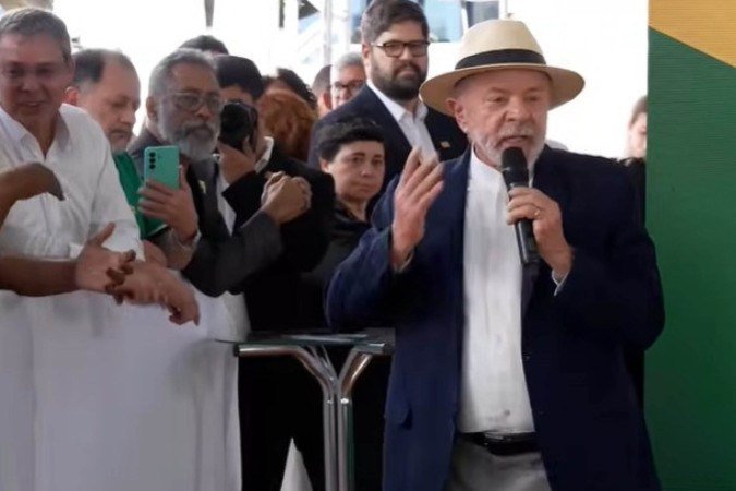Presidente brasileiro discursou nesta sexta-feira (17/7) em visita à Fiocruz, no Rio de Janeiro - (crédito: Reprodução/Youtube Lula) Presidente brasileiro discursou nesta sexta-feira (17/7) em visita à Fiocruz, no Rio de Janeiro - (crédito: Reprodução/Youtube Lula)