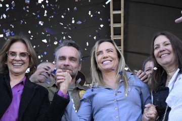 Apoio ao nome de Michelle Bolsonaro ocorreu durante evento de pré-candidatura de Celina Leão ao Governo do Distrito Federal - (crédito: Carlos Vieira/CB/DA Press) Apoio ao nome de Michelle Bolsonaro ocorreu durante evento de pré-candidatura de Celina Leão ao Governo do Distrito Federal - (crédito: Carlos Vieira/CB/DA Press)