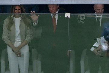 Trump no MetStadium - (crédito: Jewel SAMAD / AFP) Trump no MetStadium - (crédito: Jewel SAMAD / AFP)