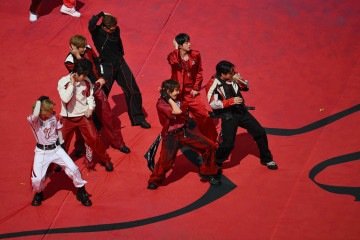 Grupo sul-coreano é considerado um dos maiores sucessos da música atualmente - (crédito: ANGELA WEISS / AFP) Grupo sul-coreano é considerado um dos maiores sucessos da música atualmente - (crédito: ANGELA WEISS / AFP)