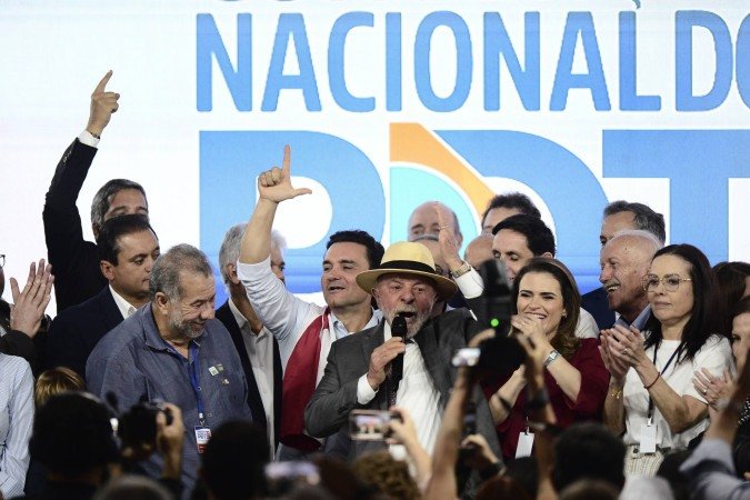 20/07/2026. Crédito: Minervino Júnior/CB/D.A Press. Brasil. Brasilia - DF. Convenção do PDT para oficializar apoio a candidatura de reeleição ao Presidente Lula. - (crédito: Minervino Júnior/CB/D.A.Press) 20/07/2026. Crédito: Minervino Júnior/CB/D.A Press. Brasil. Brasilia - DF. Convenção do PDT para oficializar apoio a candidatura de reeleição ao Presidente Lula. - (crédito: Minervino Júnior/CB/D.A.Press)