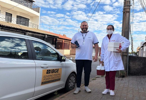 Cada residência selecionada para visitas dos profissionais do IBGE representa um conjunto maior de moradias com características semelhantes -  (crédito: IBGE/ Divulgação)