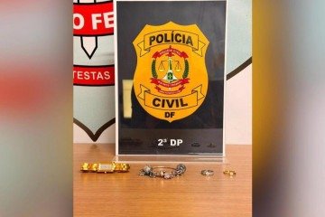 Empregada é investigada por furtar joias avaliadas em R$ 67 mil - (crédito: PCDF/Divulgação) Empregada é investigada por furtar joias avaliadas em R$ 67 mil - (crédito: PCDF/Divulgação)