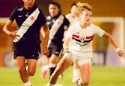 São Paulo bate o Vasco e avança na Copa do Brasil Feminina -  (crédito: Foto: Divulgação / Vasco da Gama) -São Paulo bate o Vasco e avança na Copa do Brasil Feminina -  (crédito: Foto: Divulgação / Vasco da Gama)