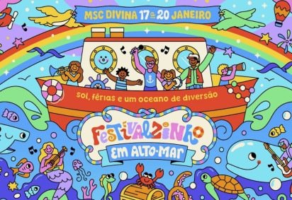PromoAção revela 'Festivalzinho em Alto-Mar' e surpreende fãs -  (crédito: Divulgação) -PromoAção revela 'Festivalzinho em Alto-Mar' e surpreende fãs -  (crédito: Divulgação)