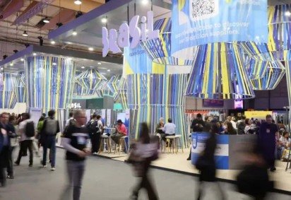 Estande do Sebrae no Web Summit do ano passado, na capital portuguesa -  (crédito: Divulgação/Sebrae Lisboa) -Estande do Sebrae no Web Summit do ano passado, na capital portuguesa -  (crédito: Divulgação/Sebrae Lisboa)