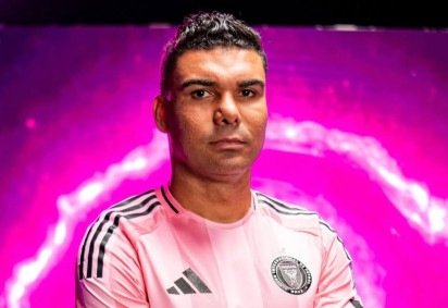 Casemiro é anunciado como novo reforço do Inter Miami, time que joga Lionel Messi  -  (crédito: Reprodução / Instagram ) -Casemiro é anunciado como novo reforço do Inter Miami, time que joga Lionel Messi  -  (crédito: Reprodução / Instagram )