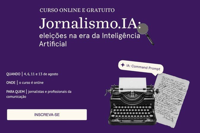 O programa aborda o uso de inteligência artificial em redações, a verificação de deepfakes e conteúdos sintéticos, os riscos de campanhas automatizadas e os desafios éticos da cobertura eleitoral em 2026 -  (crédito: Divulgação/ITS Rio)