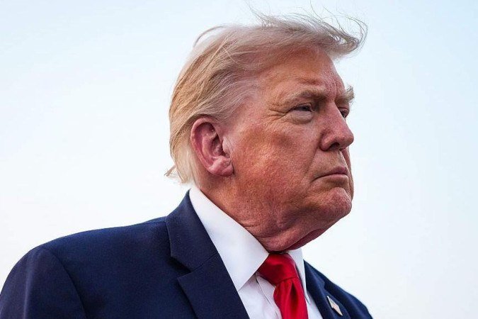 Nova tarifa dos EUA contra o Brasil segue nova estratégia do governo americano para burlar decisão da Suprema Corte - (crédito: AFP via Getty Images) Nova tarifa dos EUA contra o Brasil segue nova estratégia do governo americano para burlar decisão da Suprema Corte - (crédito: AFP via Getty Images)