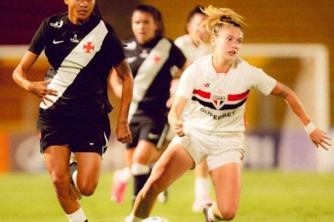 São Paulo bate o Vasco e avança na Copa do Brasil Feminina - (crédito: Foto: Divulgação / Vasco da Gama) São Paulo bate o Vasco e avança na Copa do Brasil Feminina - (crédito: Foto: Divulgação / Vasco da Gama)