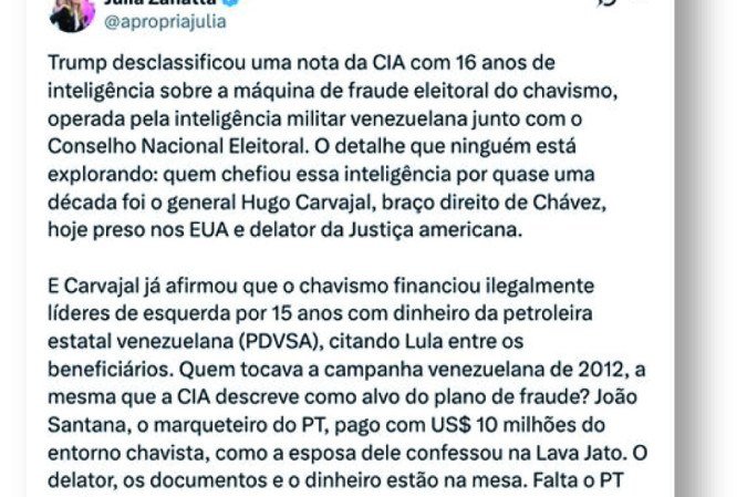 tweet julia zanata