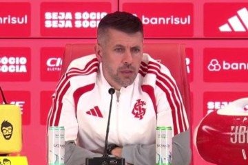 Treinador defende atuação da equipe e afirma que resultado não refletiu o desempenho em campo -  (crédito: Foto: Divulgação/Internacional)
