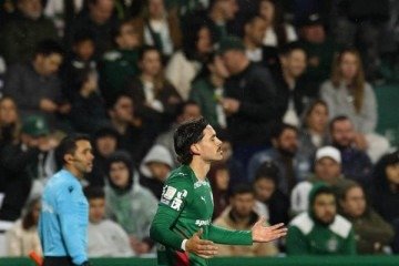 Maurício durante o confronto entre Palmeiras e Coritiba - (crédito: Foto: Cesar Greco/Palmeiras/by Canon) Maurício durante o confronto entre Palmeiras e Coritiba - (crédito: Foto: Cesar Greco/Palmeiras/by Canon)