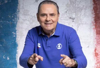 Após 40 sessões, narrador da TV Globo encerra tratamento contra câncer e celebra -  (crédito: Reprodução/TV Globo) -Após 40 sessões, narrador da TV Globo encerra tratamento contra câncer e celebra -  (crédito: Reprodução/TV Globo)