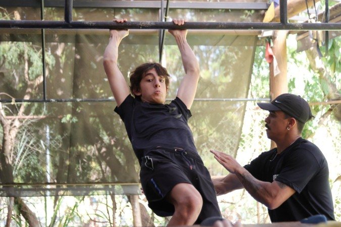 Aula de Parkour na UBT, na 604 da Asa Norte