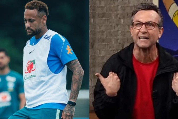Neymar explode e xinga Craque Neto após ver vídeo sendo detonado - (crédito: Reprodução/Band) Neymar explode e xinga Craque Neto após ver vídeo sendo detonado - (crédito: Reprodução/Band)