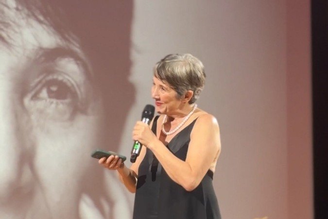 Atriz protagonizou o longa de abertura do Festival de cinema sul americano - (crédito: Mariana Reginato) Atriz protagonizou o longa de abertura do Festival de cinema sul americano - (crédito: Mariana Reginato)