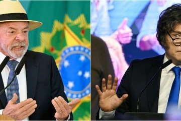 Lula e MIlei       -  (crédito: AFP)