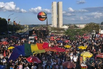 VIGÉSIMA SÉTIMA Parada do orgulho LGBT na Esplanada - (crédito: Minervino Júnior/CB) VIGÉSIMA SÉTIMA Parada do orgulho LGBT na Esplanada - (crédito: Minervino Júnior/CB)