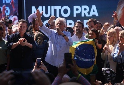 Caiado recebe o apoio de aliados durante lançamento de candidatura ao Planalto -  (crédito: Divulgação/PSD)