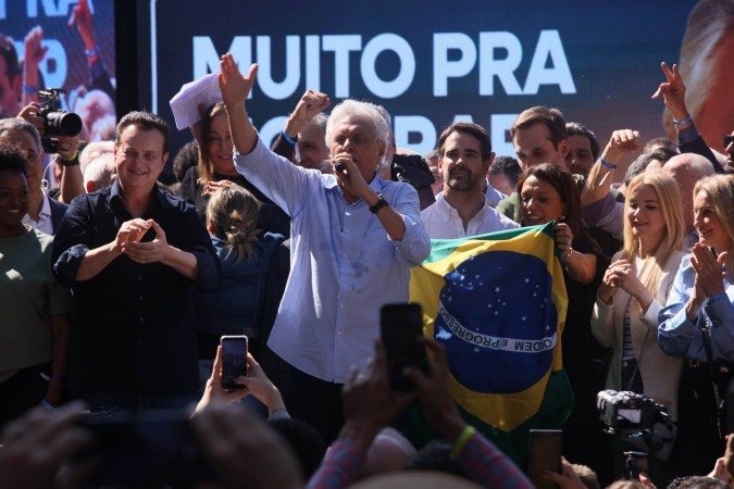 Caiado recebe o apoio de aliados durante lançamento de candidatura ao Planalto - (crédito: Divulgação/PSD) Caiado recebe o apoio de aliados durante lançamento de candidatura ao Planalto - (crédito: Divulgação/PSD)