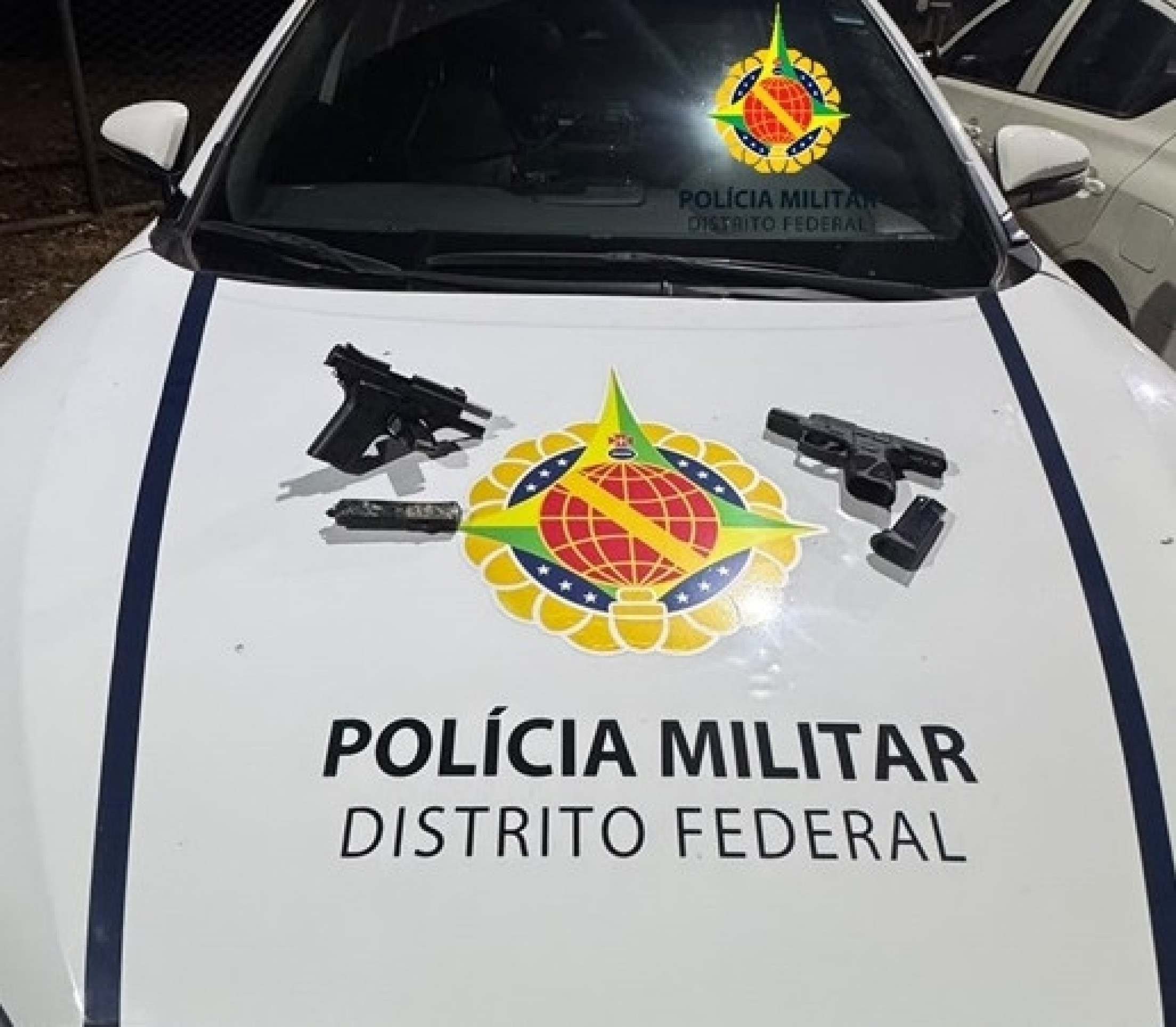 Confusão familiar no Núcleo Bandeirante ocasiona apreensão de armas de fogo