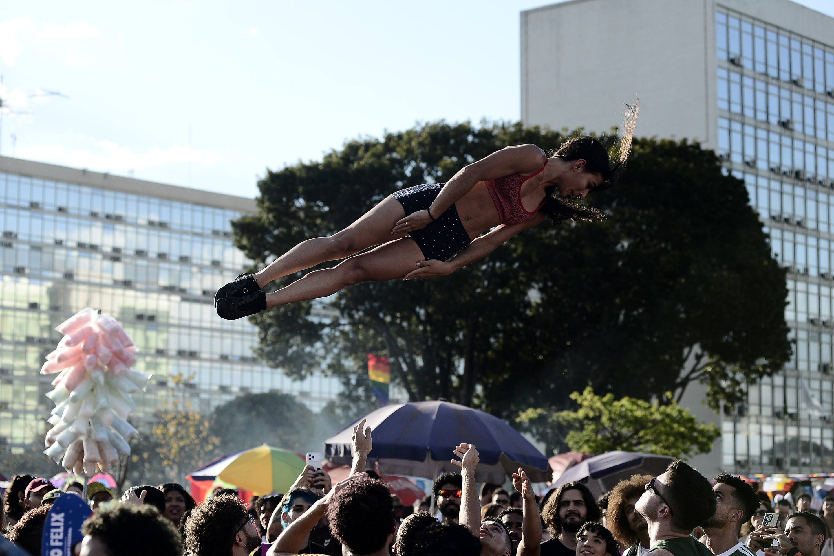  26/07/2026. Cr&eacute;dito: Minervino J&uacute;nior/CB/D.A Press. Brasil.  Brasilia - DF. Parada do orgulho gay na Esplanada