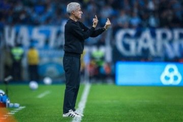 Luís Castro valorizou a postura do Grêmio contra o Fluminense e viu o resultado como injusto -  (crédito: Foto: Lucas Uebel / Grêmio)