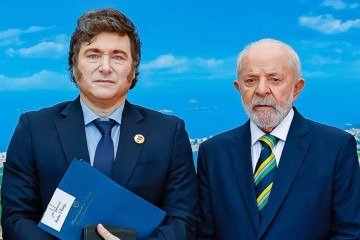 Milei disse no fim de semana em viagem ao Brasil que Lula financia uma suposta 'campanha anti-argentina' e o chamou de 'presidiário'  -  (crédito: Ricrado Stuckert/Secom)