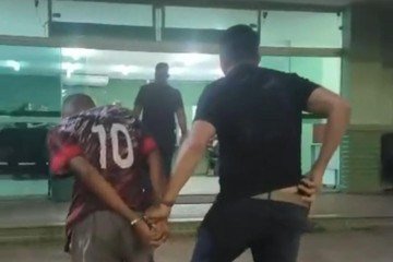 Homem é preso em hotel de GO suspeito de atrair e esfaquear rival em São Sebastião -  (crédito: Divulgação/PCDF)