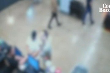 Ameaça foi registrada em vídeo -  (crédito: Material cedido ao Correio)