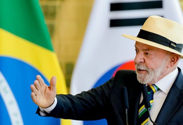 'Eu? Quem é esse cara?', respondeu Lula ao ser questionado sobre as falas de Milei no Palácio do Itamaraty -  (crédito:  Foto: Ricardo Stuckert )