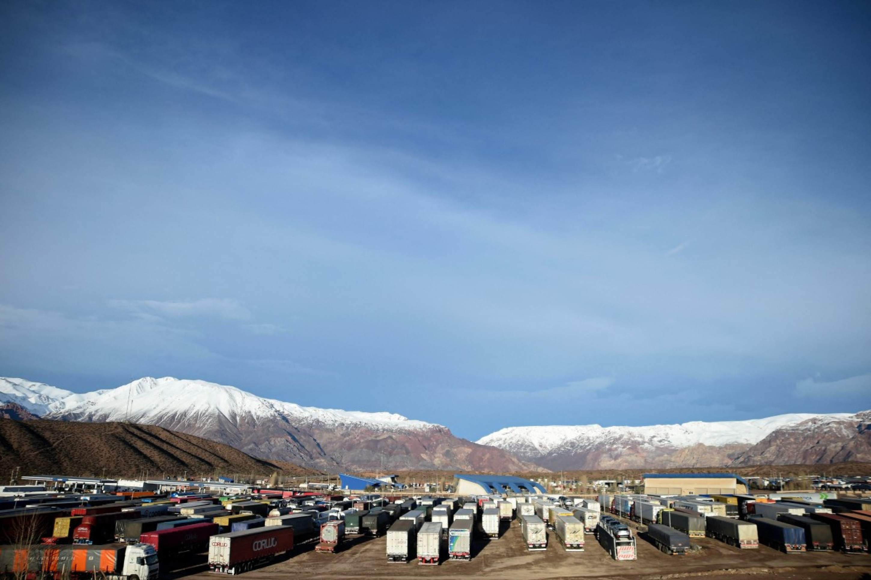 Tempestade de neve entre Argentina e Chile