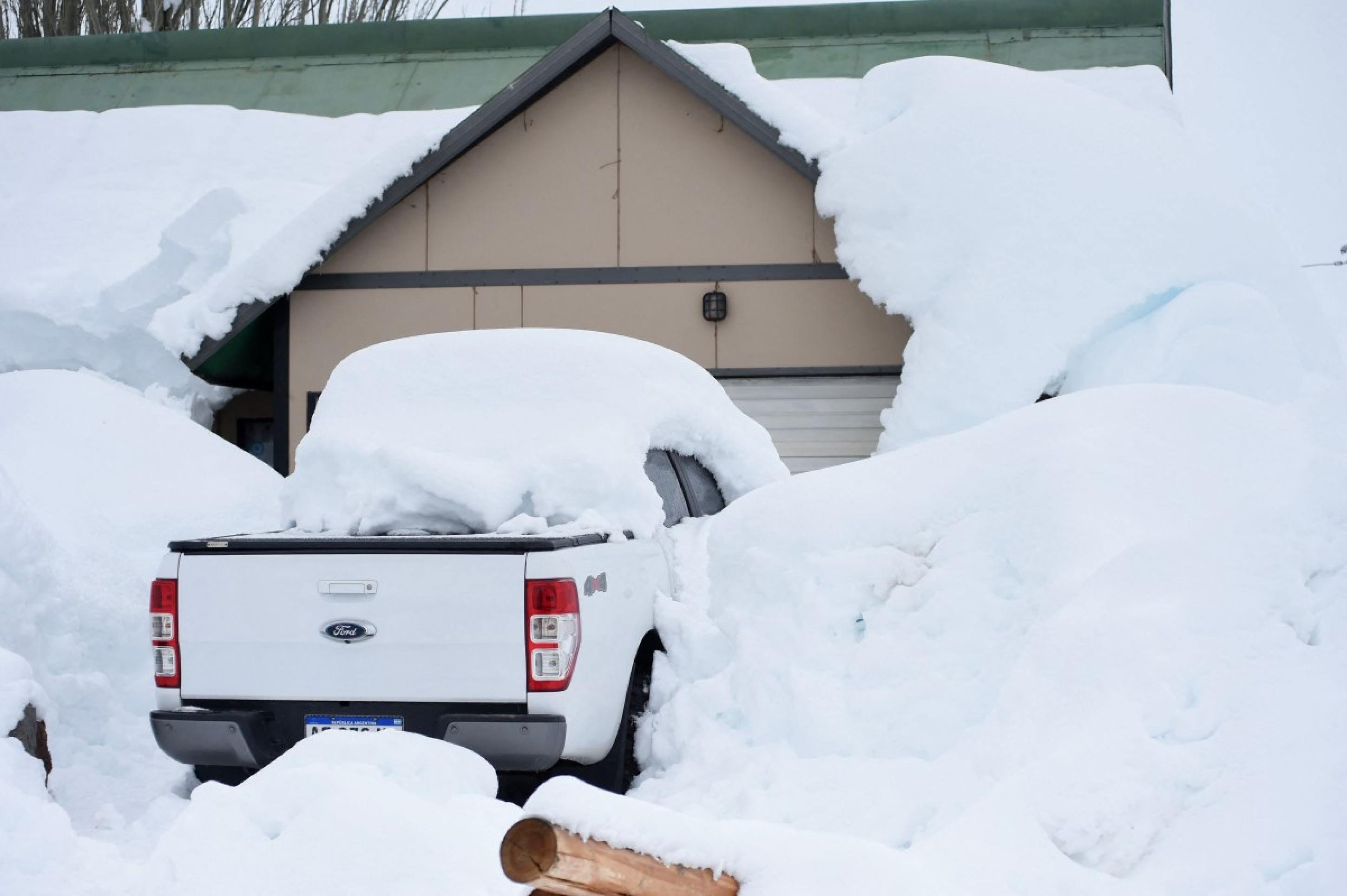 Tempestade de neve entre Argentina e Chile