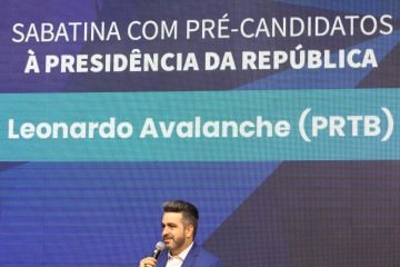  28/07/2026 Davi Pereira/CB/D.A Press Leonardo Avalanche(PRTB) esteve presente na sabatina promovida pelo Correio Braziliense.
     -  (crédito:  Davi Pereira/CB/D.A Press)