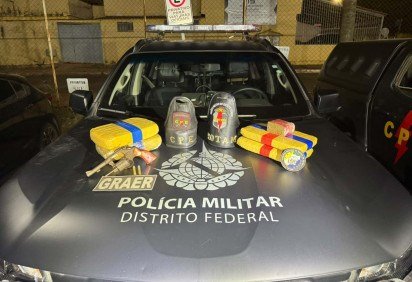 Drogas apreendidas pela PMDF -  (crédito: PMDF/Divulgação) -Drogas apreendidas pela PMDF -  (crédito: PMDF/Divulgação)