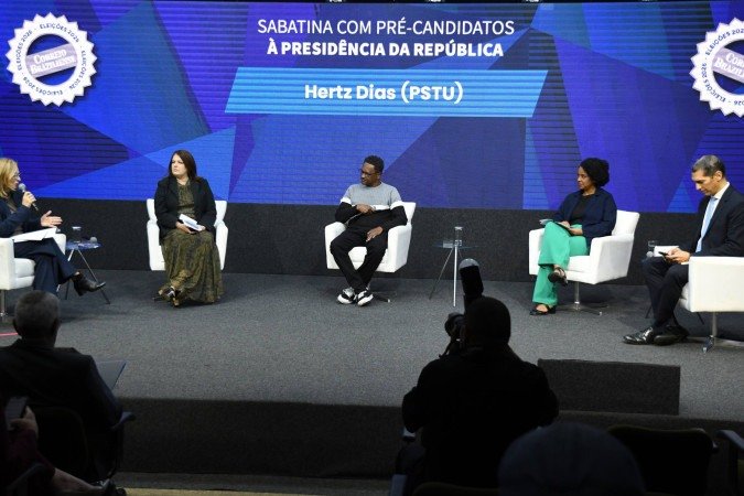 A sabatina com os candidatos ao GDF segue o padrão da que aconteceu com os presidenciáveis - (crédito: Marcelo Ferreira/CB/D.A Press) A sabatina com os candidatos ao GDF segue o padrão da que aconteceu com os presidenciáveis - (crédito: Marcelo Ferreira/CB/D.A Press)
