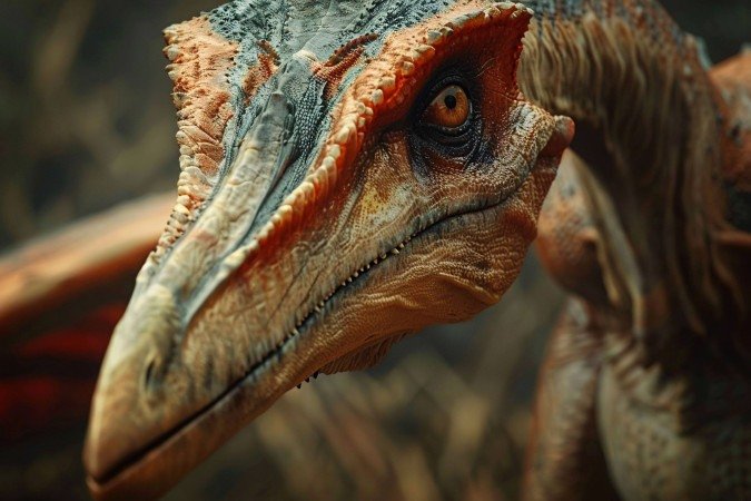 Na imagem, um dinossauro pterodáctilo - (crédito: Magnific) Na imagem, um dinossauro pterodáctilo - (crédito: Magnific)