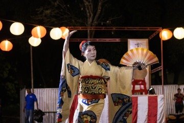 Público poderá participar do tradicional Bon Odori, dança coletiva aberta a todos os visitantes - (crédito: Ana Clara Araújo) Público poderá participar do tradicional Bon Odori, dança coletiva aberta a todos os visitantes - (crédito: Ana Clara Araújo)