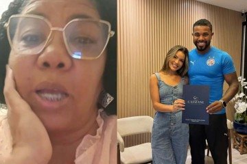 Mãe de Davi Brito protagoniza chororô após descobrir o casamento do filho pela web - (crédito: Montagem/Reprodução Elisângela Brito , Davi Brito e Emilly Araujo) Mãe de Davi Brito protagoniza chororô após descobrir o casamento do filho pela web - (crédito: Montagem/Reprodução Elisângela Brito , Davi Brito e Emilly Araujo)