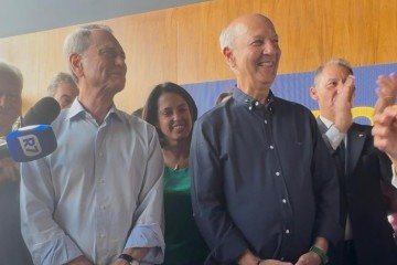 Em junho, o empresário participou de uma reunião com Arruda e o presidente nacional do PSD, Gilberto Kassab, para tratar das articulações eleitorais no Distrito Federal -  (crédito: Raphaela Peixoto/CB/D.A Press)