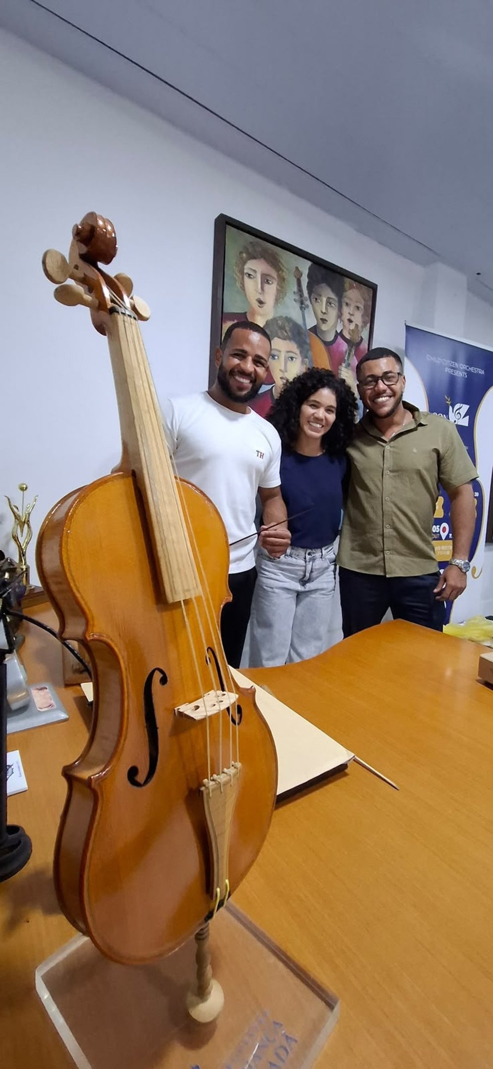 Ex-alunos da Orquestra Crian&ccedil;a Cidad&atilde;