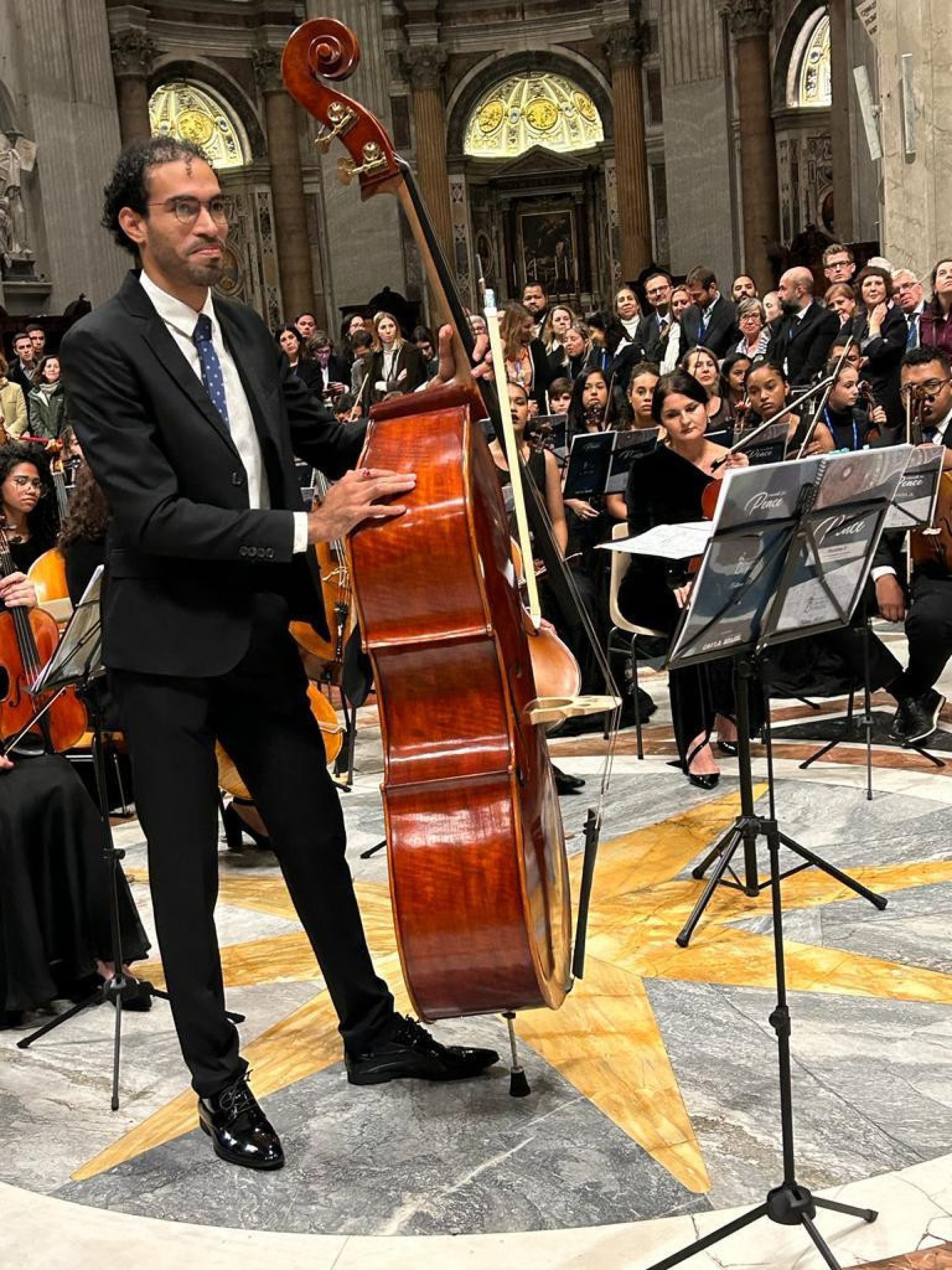 Antonino veio da Alemanha para a apresenta&ccedil;&atilde;o de 20 anos da Orquestra