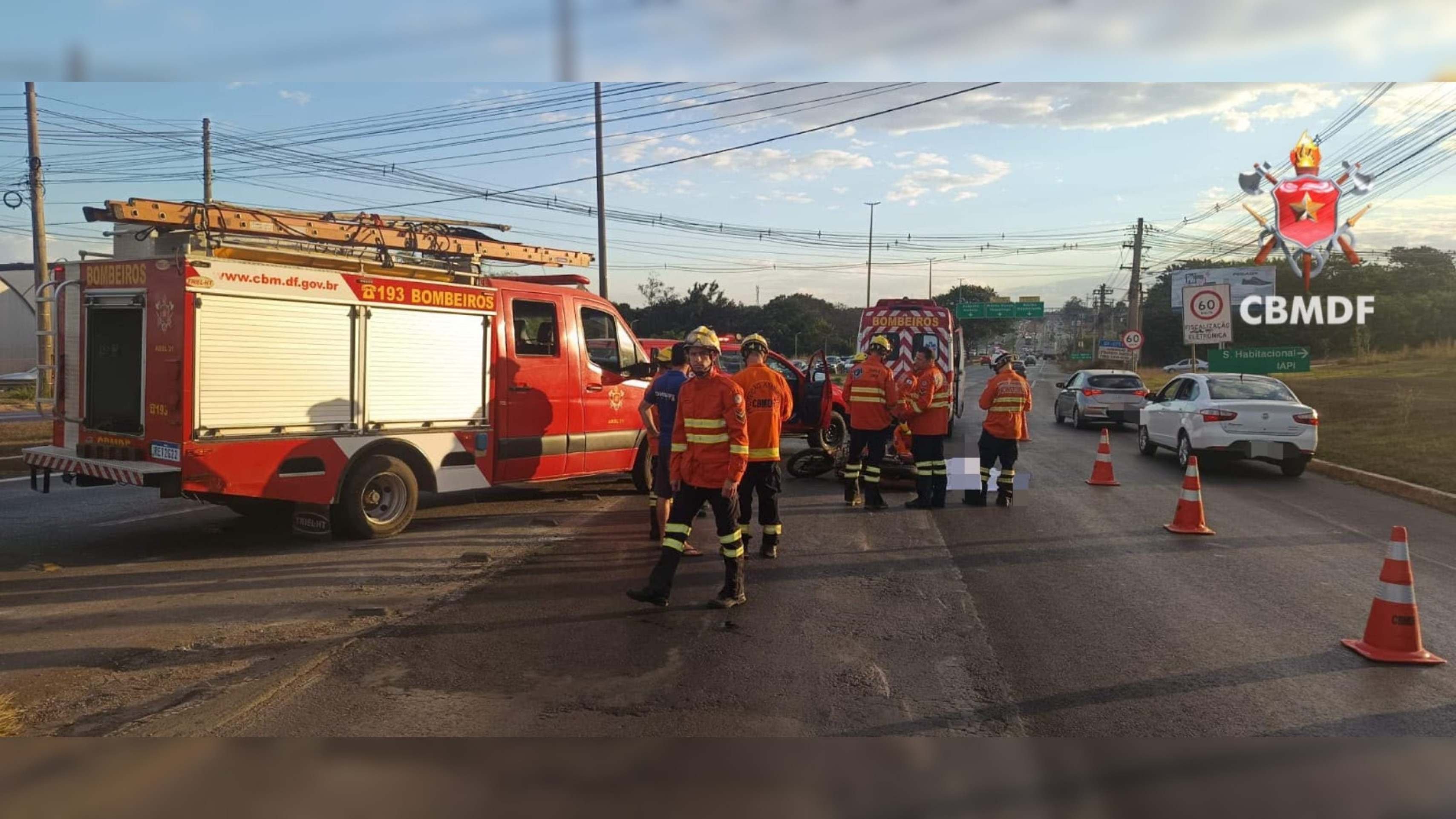 Motociclista morre após bater em caminhão no Núcleo Bandeirante