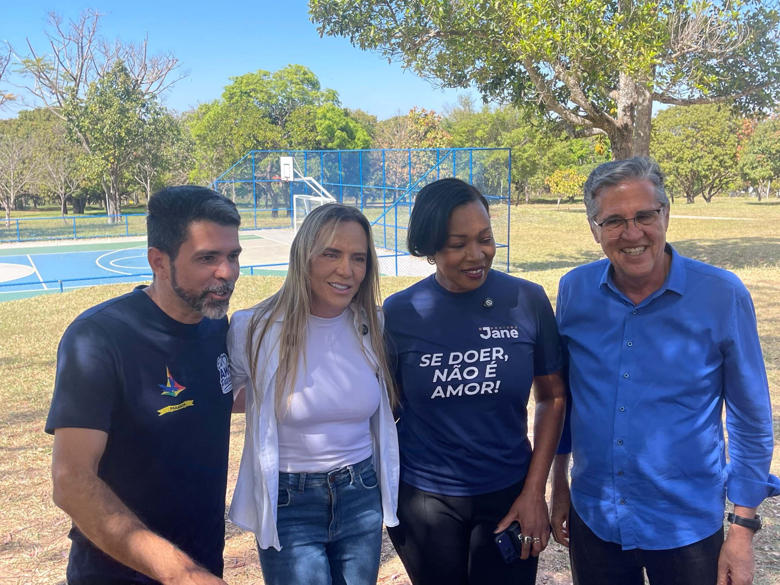 Celina Leão fiscaliza obras do Centro Olímpico no Paranoá