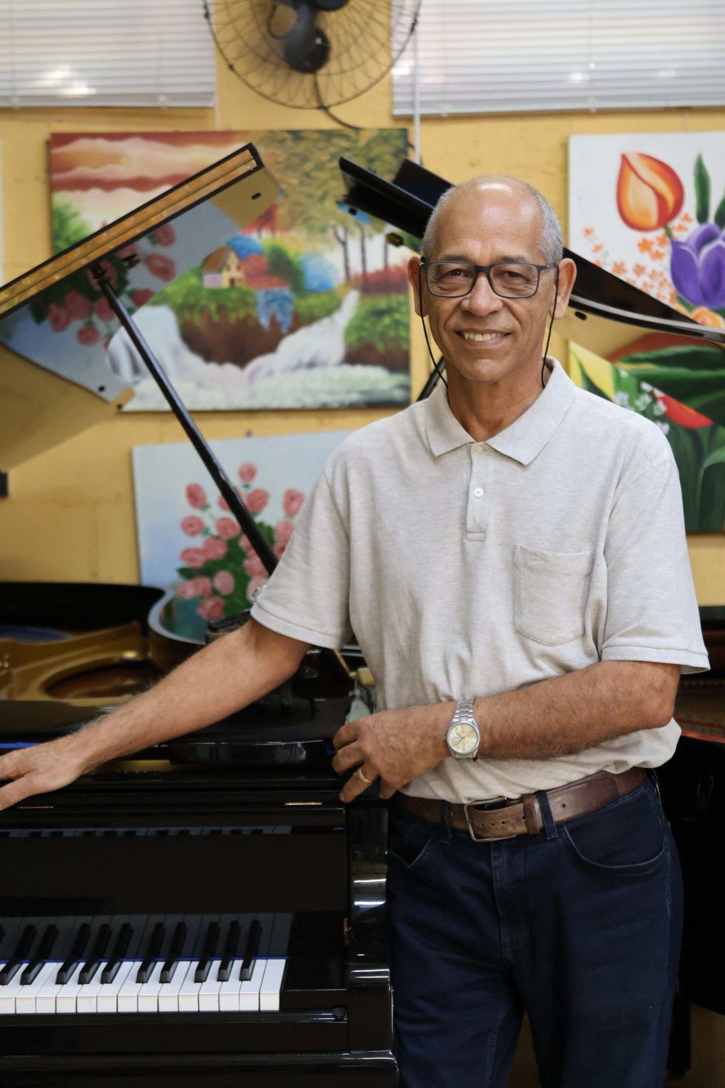 Rog&eacute;rio Resende comanda o Museu Nacional do Piano, na Vargem Bonita