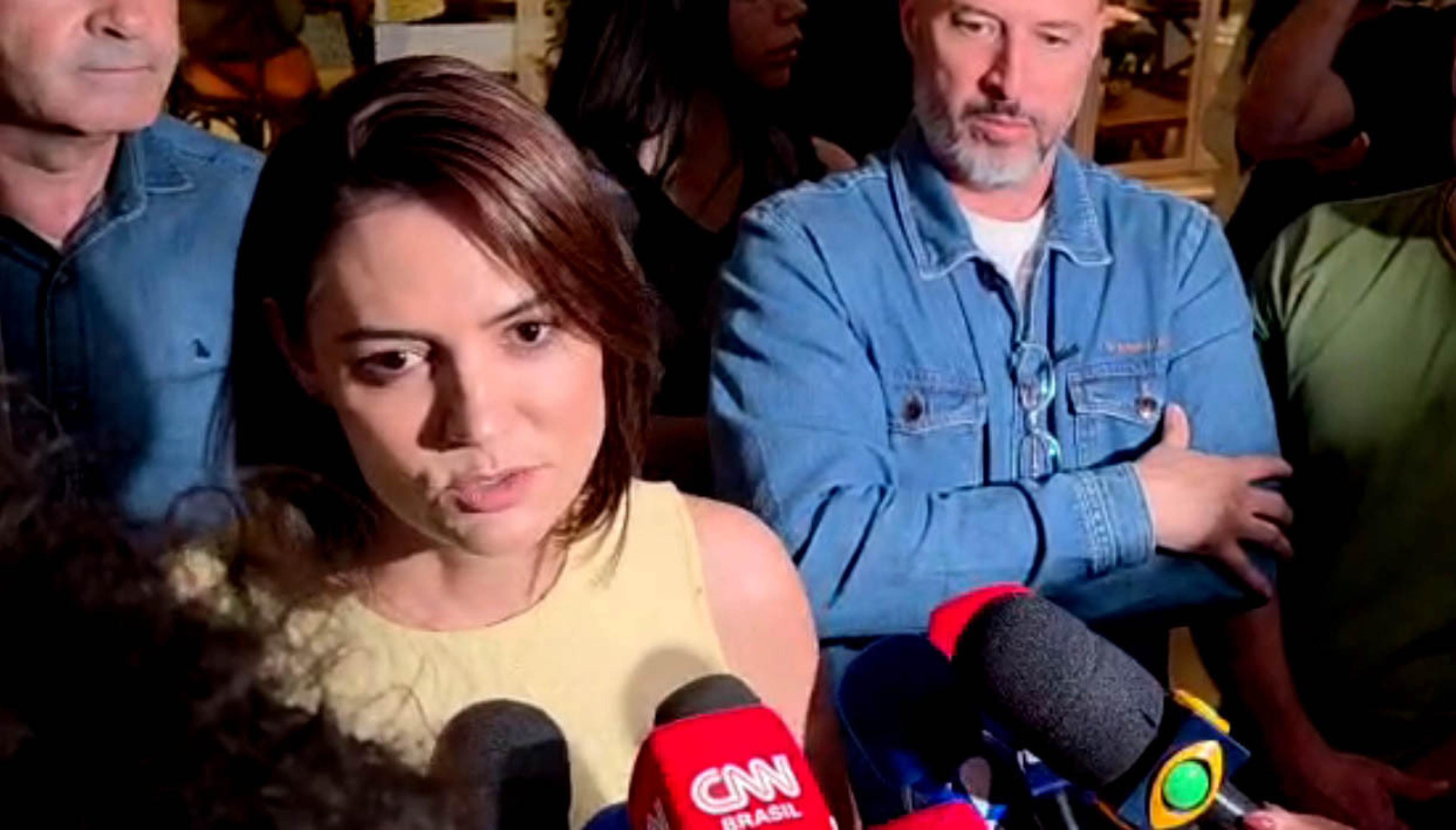 Michelle disse estar 'presa' com o ex-presidente -  (crédito: Darcianne Diogo/CB/D.A Press)