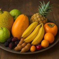 Frutas estão entre os alimentos com baixo teor de sódio e alta concentração de potássio, favorecendo o equilíbrio de nutrientes e, consequentemente, a pressão arterial  -  (crédito: Tatiana Anderson/TopTropicals/Divulgação )