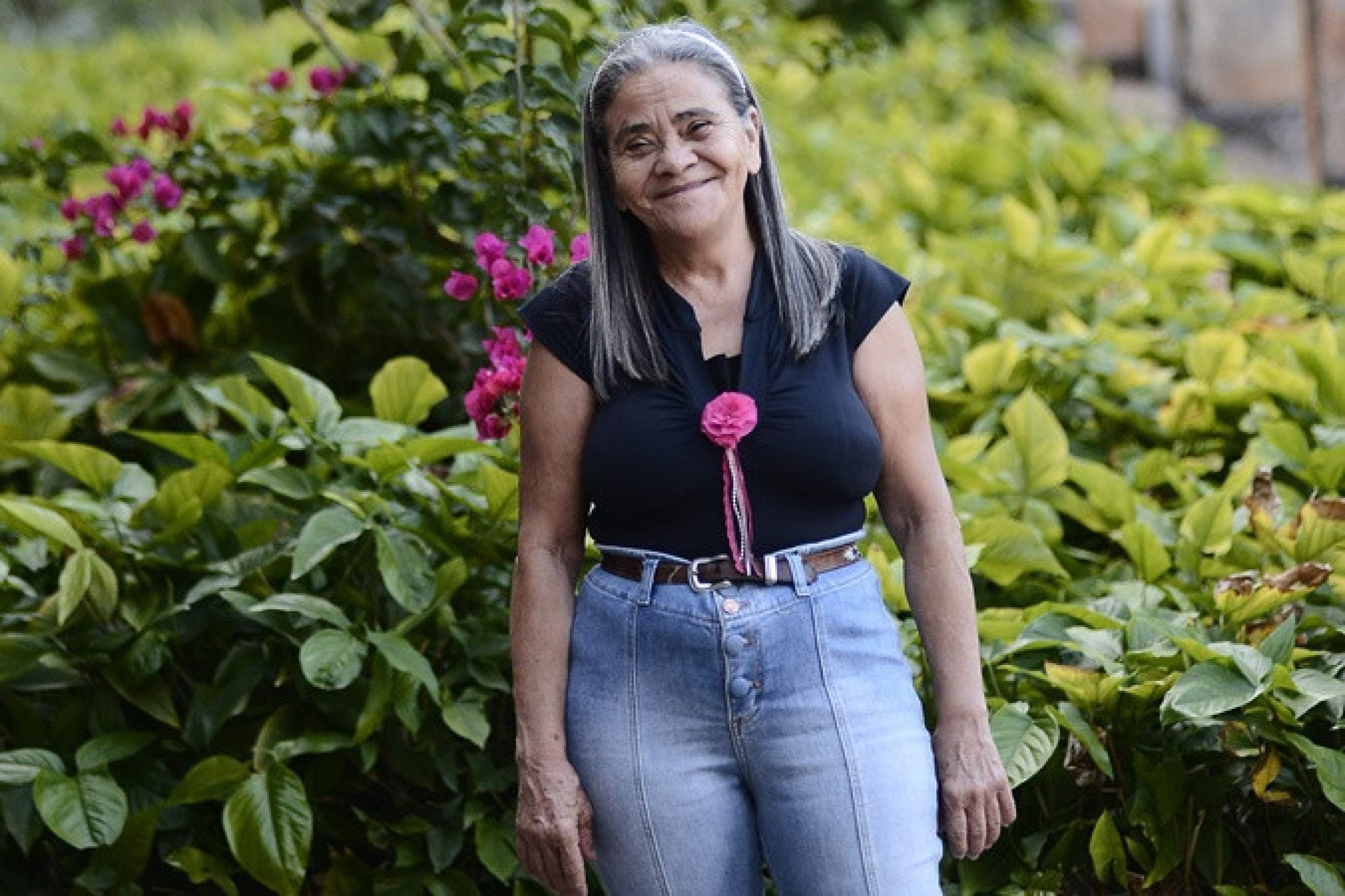 Geralda Terezinha, 66 anos: Vai ser um prazer compartilhar experi&ecirc;ncias